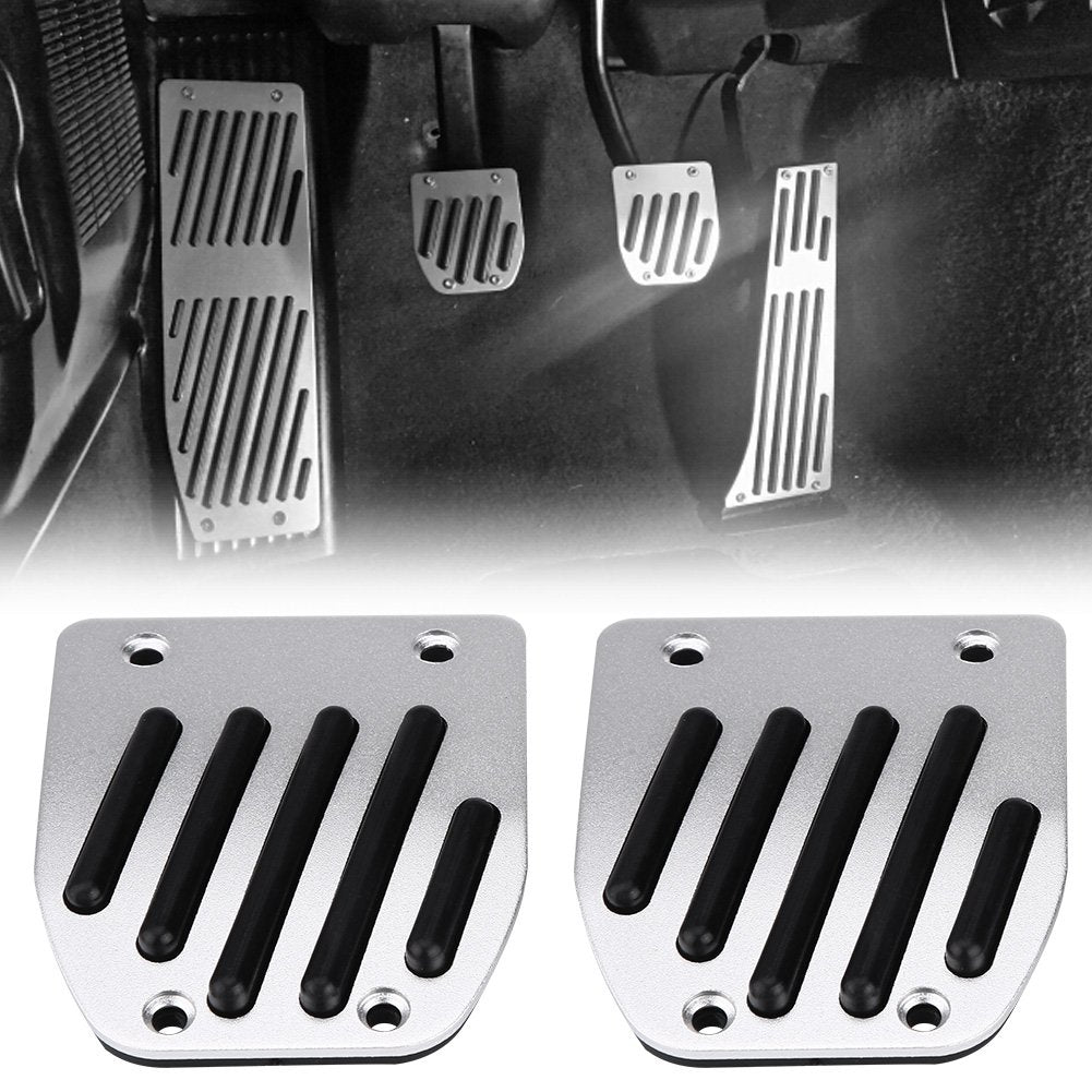 Car Foot Pedal, Brake Foot Pedal 4Pcs Car Manual Transmission Clutch Brake Foot Rest Pedal Pad For 1 3 5 7 X1 Series E30 E32