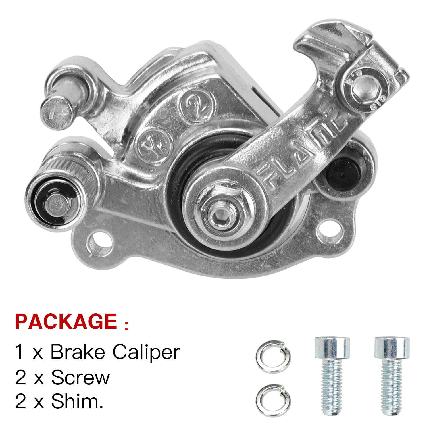 GREHUA Front Rear Disc Brake Caliper for Razor MX500 MX650 SX500 McGrath Dirt Rocket Dirt Quad Electric Motocross Bike E500S Ele