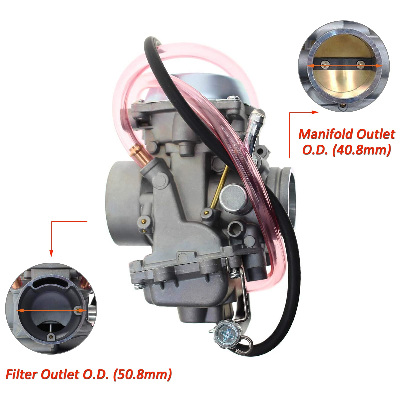 Svkzgfz Carburetor For Arctic Cat 250 (99-01) 300 (98-00) 400 (98-01) 500 (98-99) 2X2 2X4 4X4 Atv Quad Carb 0470-352, 0470-362