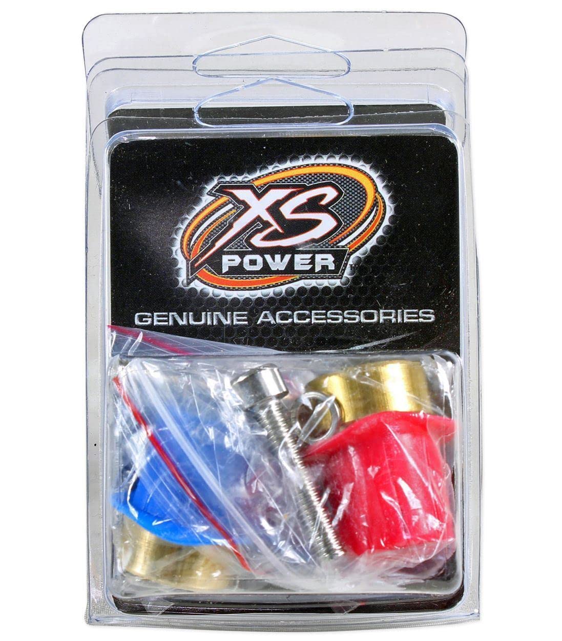 XS Power 586 Tall Brass Post Adaptor (M6 Thread), GOLD,SILVER