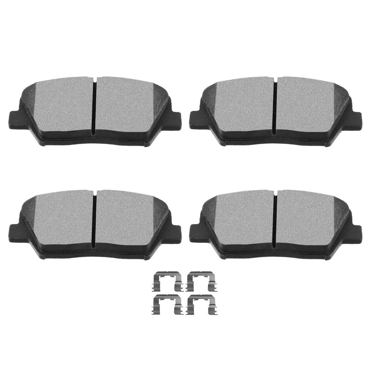 Scitoo D1432 Front Semi-Metal Brake Pads Sets - Fit For Hyundai Azera 2012-2017, Santa Fe 2010-2012, Santa Fe Sport 2013-2014, K