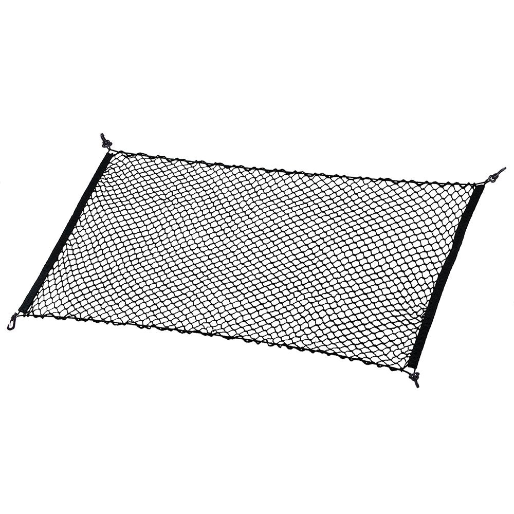 Mictuning Upgraded 41 X 30 Inch Cargo Net Auto Trunk Rear Cargo Organizer Elastic Mesh Net Holder - Universal Fit For Suv Truck