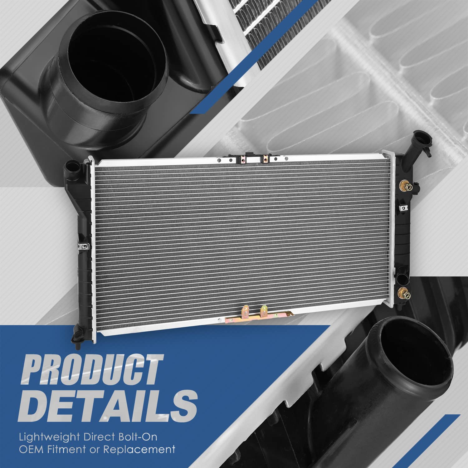 Auto Dynasty Radiator Compatible With 94-00 Chevy Lumina Monte Carlo Oldsmobile Cutlass Supreme Pontiac Grand Prix 3.1L 3.4L 3.8