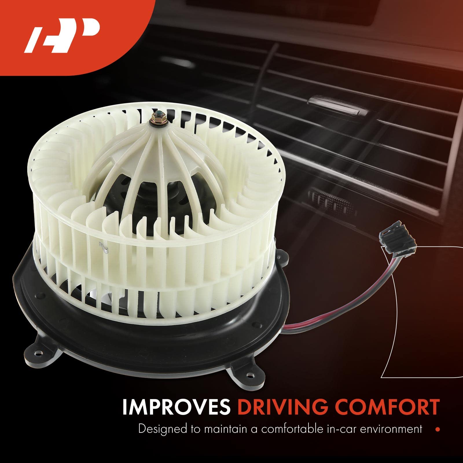 A-Premium HVAC Heater Blower Motor Assembly Compatible with Mercedes-Benz Vehicles - CLS500, CLS63 AMG, E320, E350, E500, E55 AM