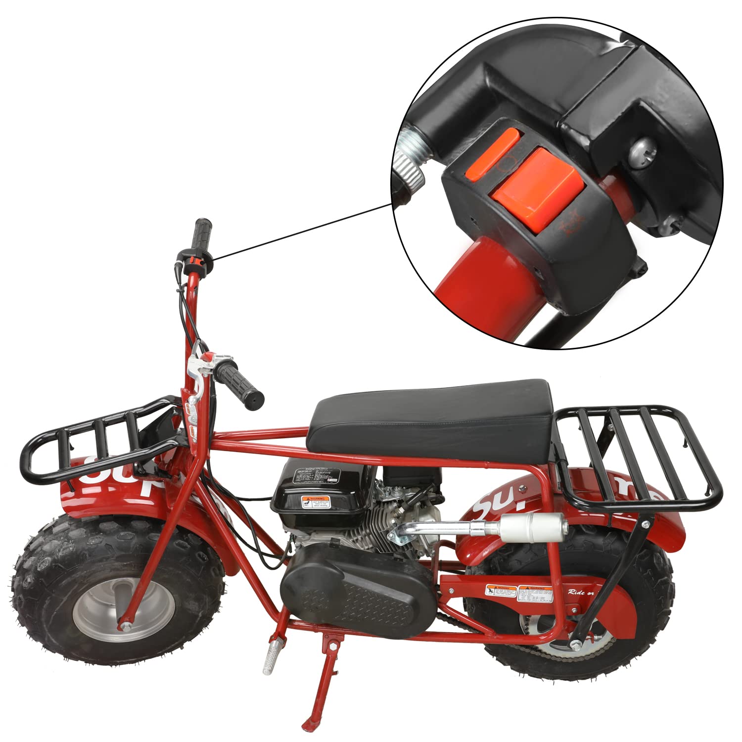 Yoxufa Mini Bike Kill Switch 7/8 On Off Dirt Bike Kill Switch For Predator 212Cc 196Cc 97Cc Coleman Ct100U Ct200U Bt200X Baja Wa