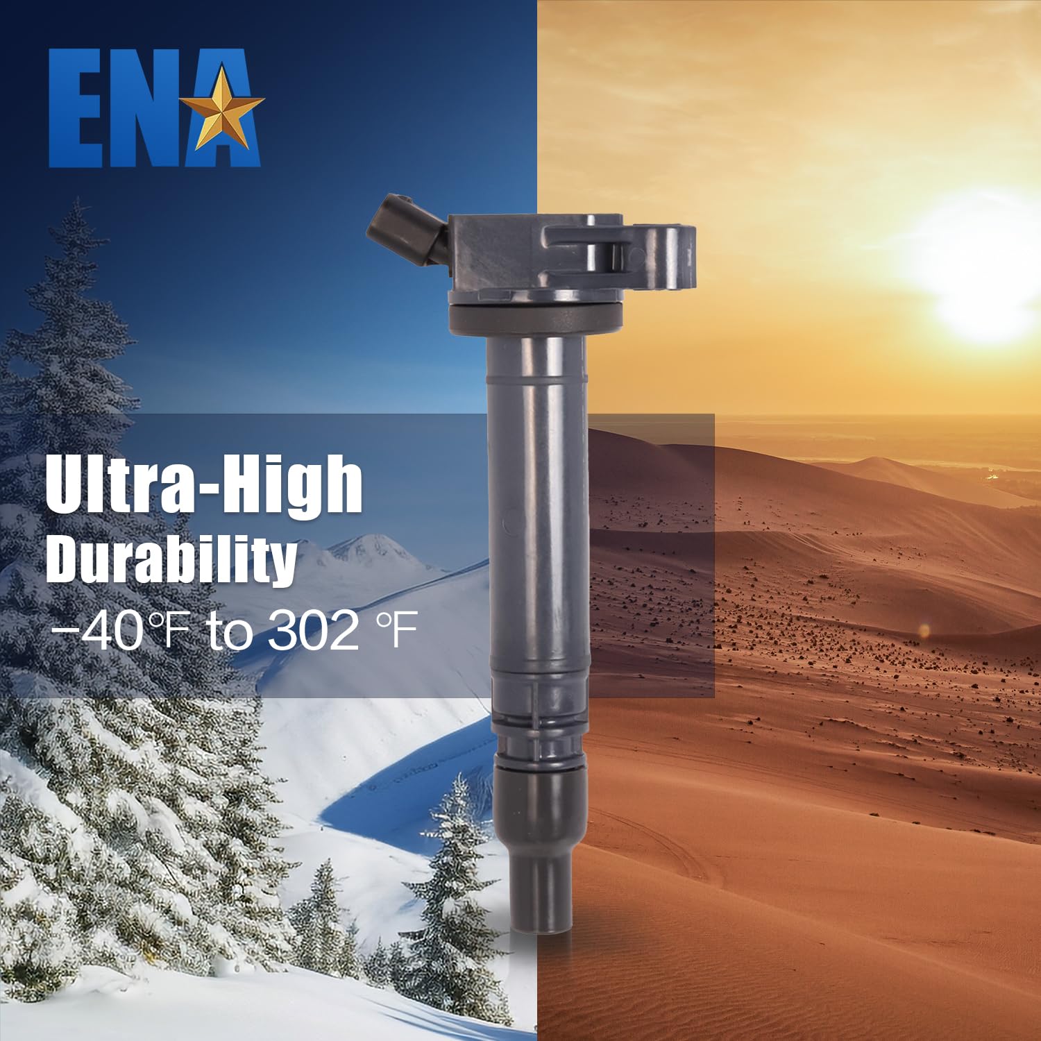 ENA Ignition Coil Pack Compatible with Lexus Toyota Highlander Sienna Tundra 4Runner FJ Cruiser ES300H GS350 GS450H IS250 IS350