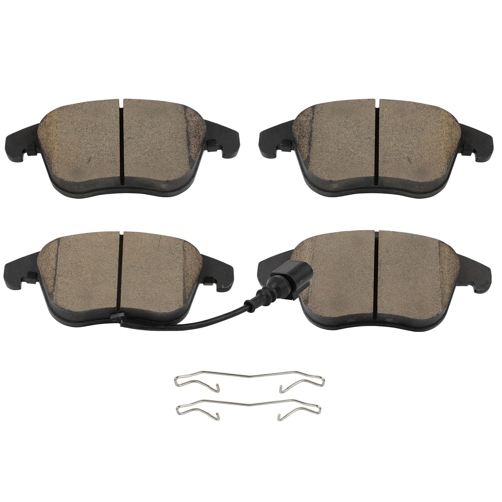 Scitoo D1375 Front Ceramic Brake Pads Sets W/Hardware Fit For Audi For Q3 / For Q3 Quattro,For Vw For Passat 2012-2020,For Vw Fo