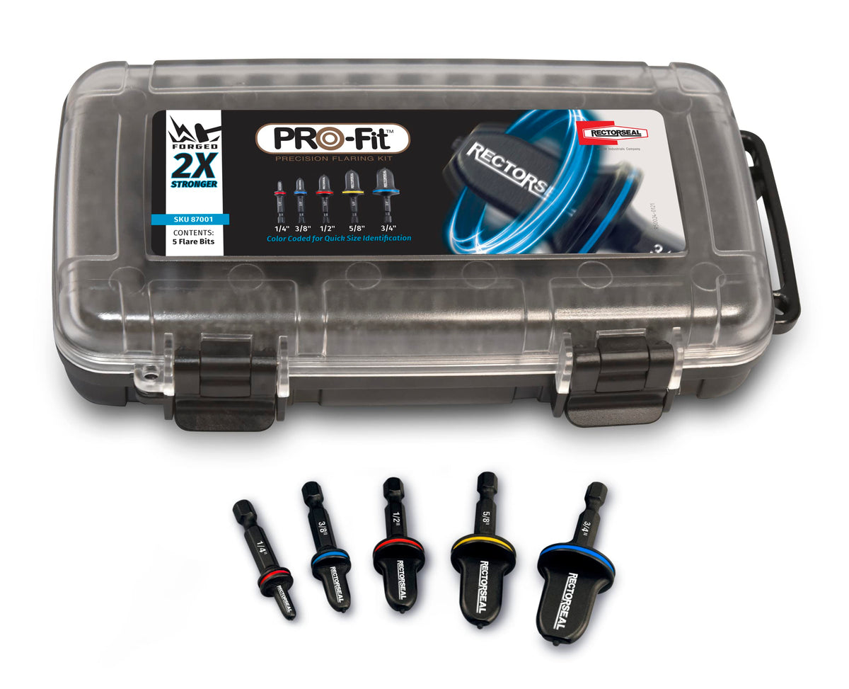 Rectorseal Pro-Fit Precision Flaring Kit, Black