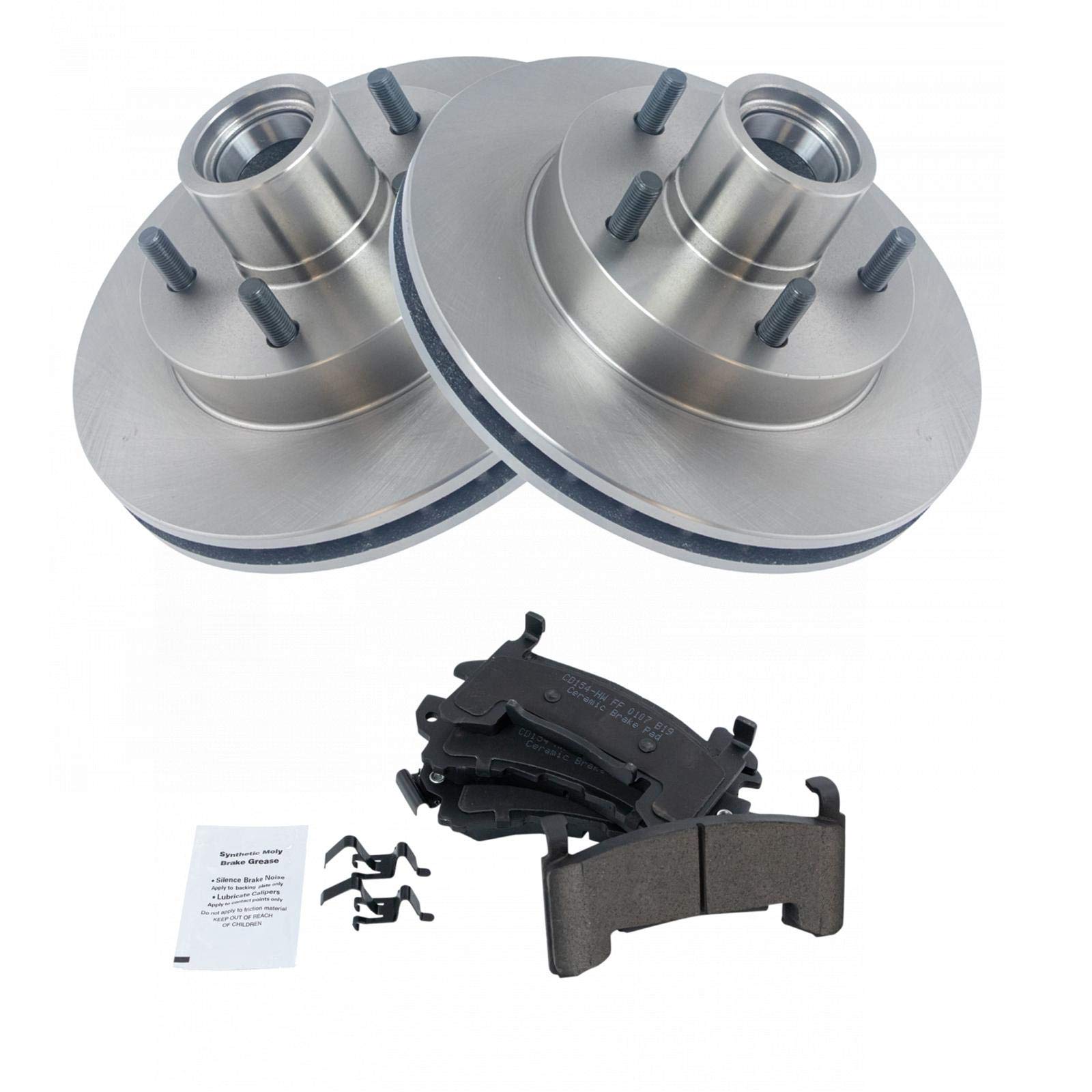 Trq Front Ceramic Brake Pad Rotor Kit For Blazer S10 Truck Jimmy S-15