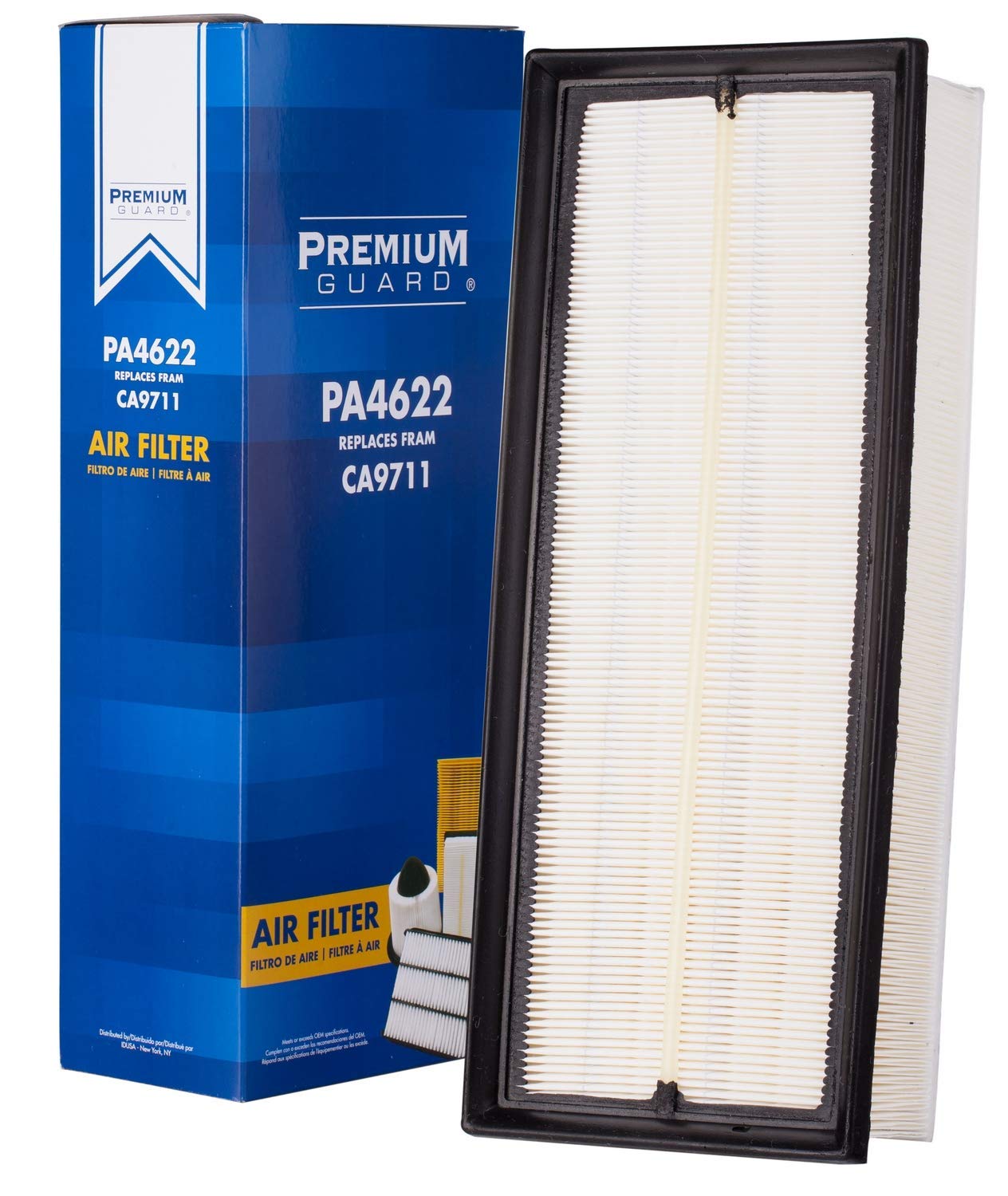 PG Engine Air Filter PA4622 | Fits 2017-09 Volkswagen Tiguan, 2018-08 Jetta, 2022-08 Passat, 2017-09 CC, 2019-12 Beetle, 2014-08 GTI, 2018-15 Audi Q3, 2018-13 Q3 Quattro, 2013-08 A3