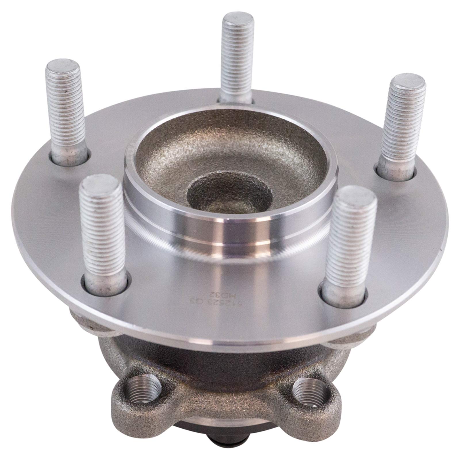 Trq Rear Left Right Wheel Hub Bearing Assembly Driver Passenger Side Compatible With 2014-2018 Mazda 3