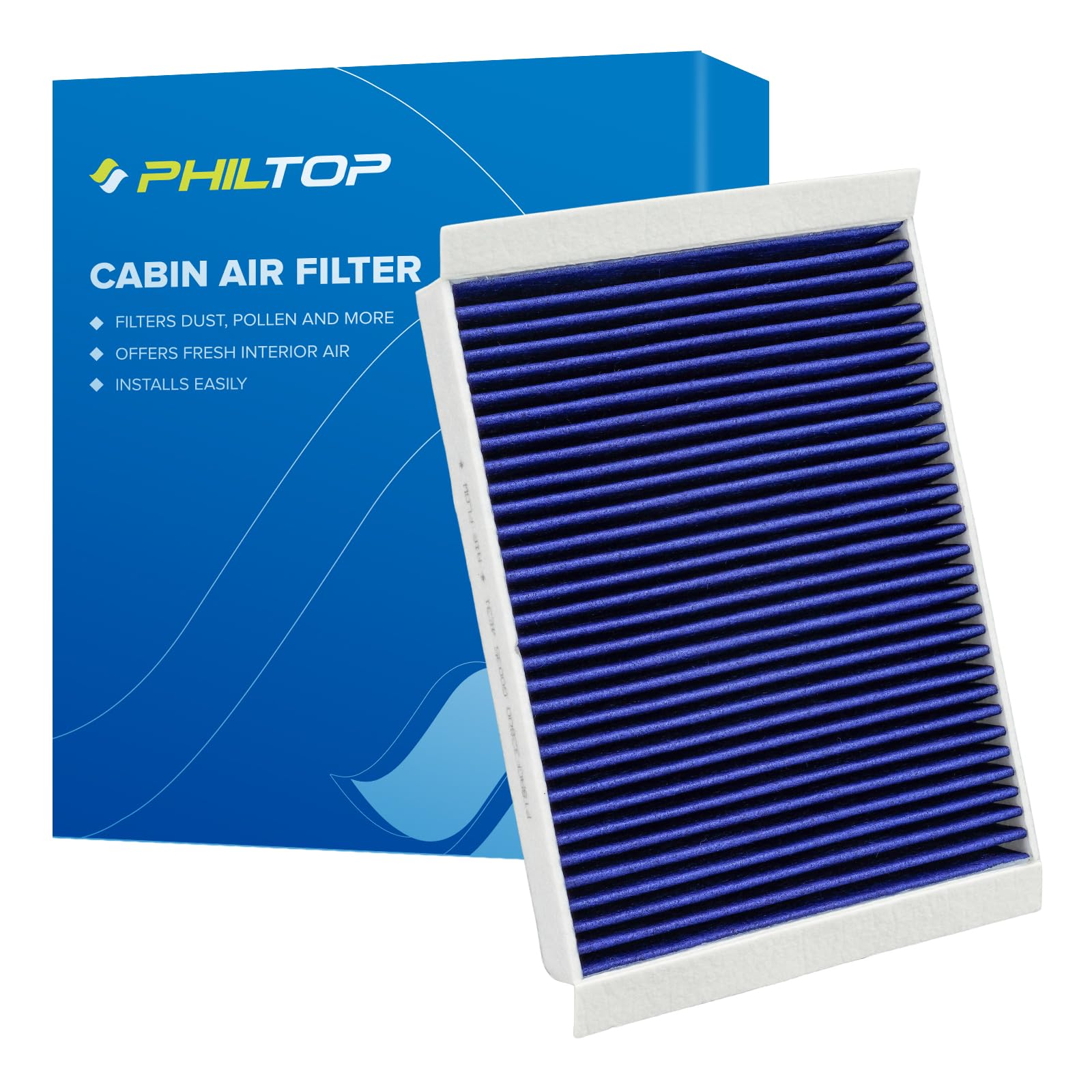 Philtop Cabin Air Filter, Replacement For Cf12152,2015-2023 Mustang, Premium Cabin Filter With Activated Carbon Filter