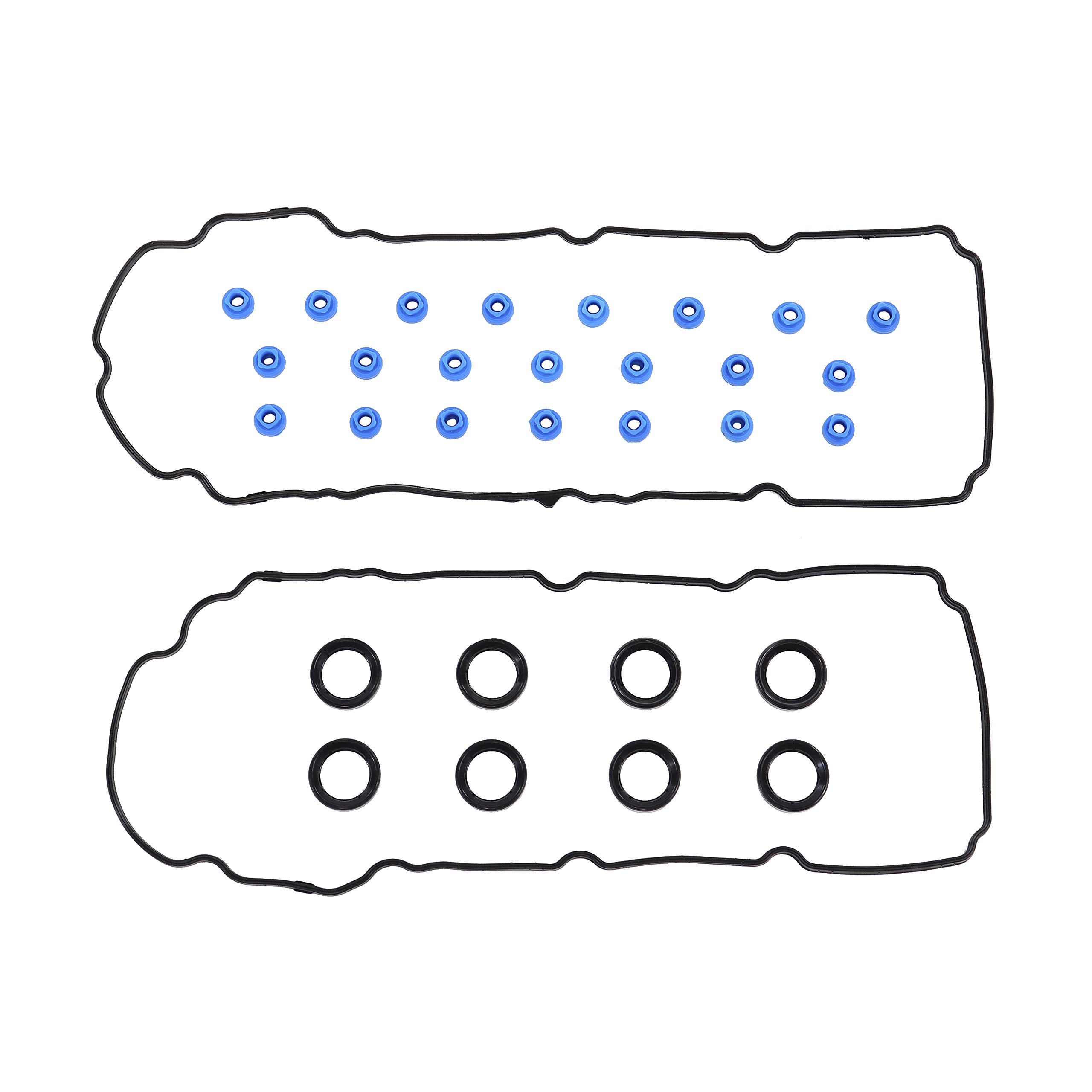 Dnj Vc4213G Valve Cover Gasket Set For 2011-2017, Ford, Edge, Explorer, F-150, Flex, Police Interceptor Sedan, Taurus, 3.5L, V6,