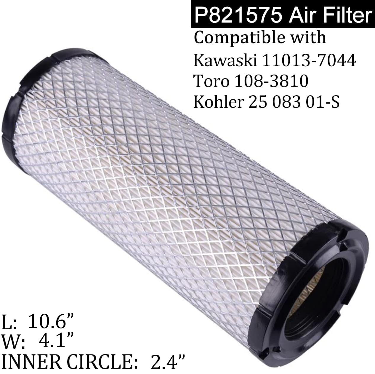 Podoy P822858 And P821575 Air Filter Set Compatible With Fpg05 Air Cleaner Replaces 11013-7044 & 11013-7045 46438 & 42985 250830