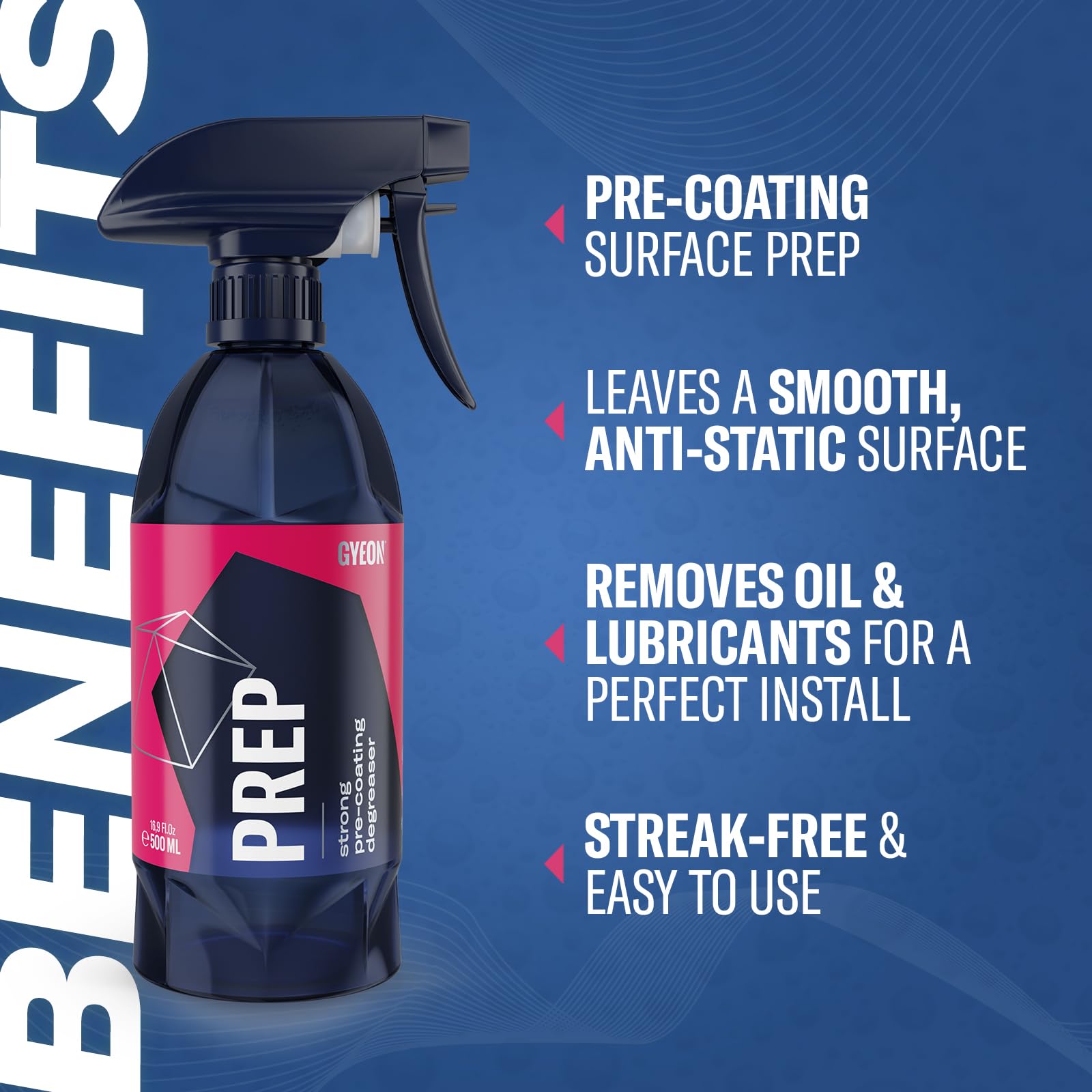 Gyeon Prep Redefined 500 Ml - Pre Coating Car Prep Spray | Ceramic Coating Prep Spray For Proper Ceramic Coating Application