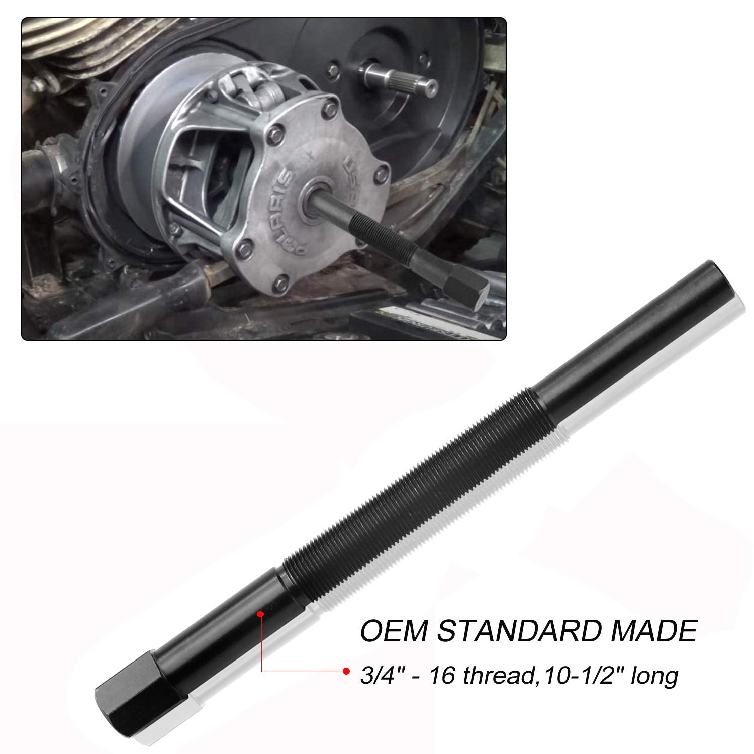 Primary Clutch Puller for Polaris, Clutch Removal Tool for 1985-2016 Polaris Sportsman Scrambler Ranger RZR General Replaces 287