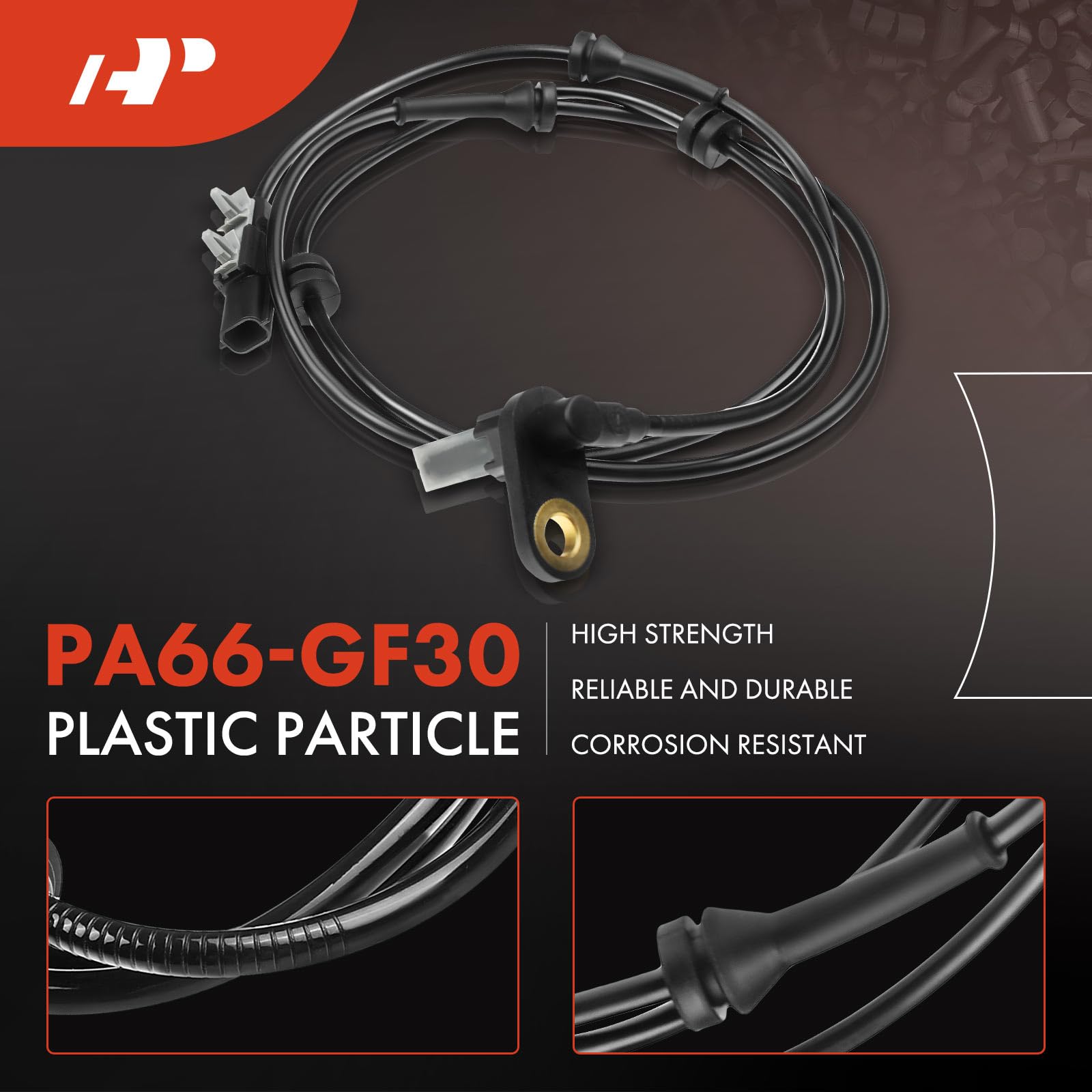 A-Premium Abs Wheel Speed Sensor Compatible With Nissan Models - Titan 2012 2013 2014 2015, V8 5.6L, Cab Pickup - Abs Wheel Sensor Rear Left Driver Side, Replace# 47901-9Ff1A, 0265009275