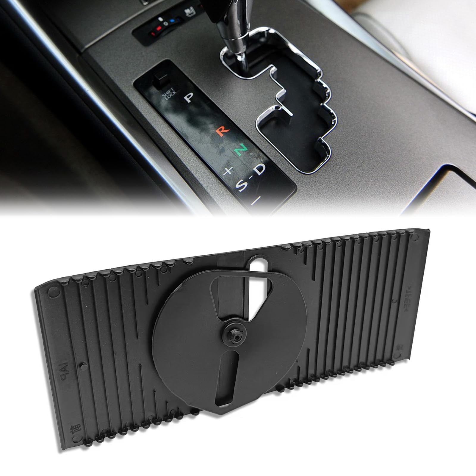 35975-53020 Shift Slider Center Console Slide Cover Compatible With Is250 Is350 2005-2013 Replace Gear Shift Position Slide Cove