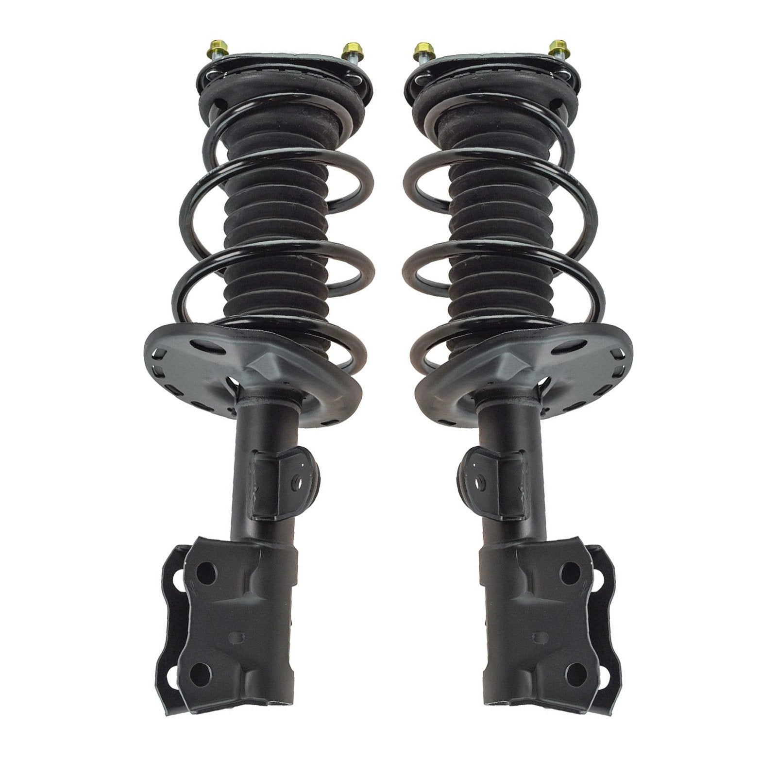 Trq Front Strut & Coil Spring Assembly Set Driver & Passenger Sides Compatible With 10-15 Toyota Prius 13-15 Prius Plug-In