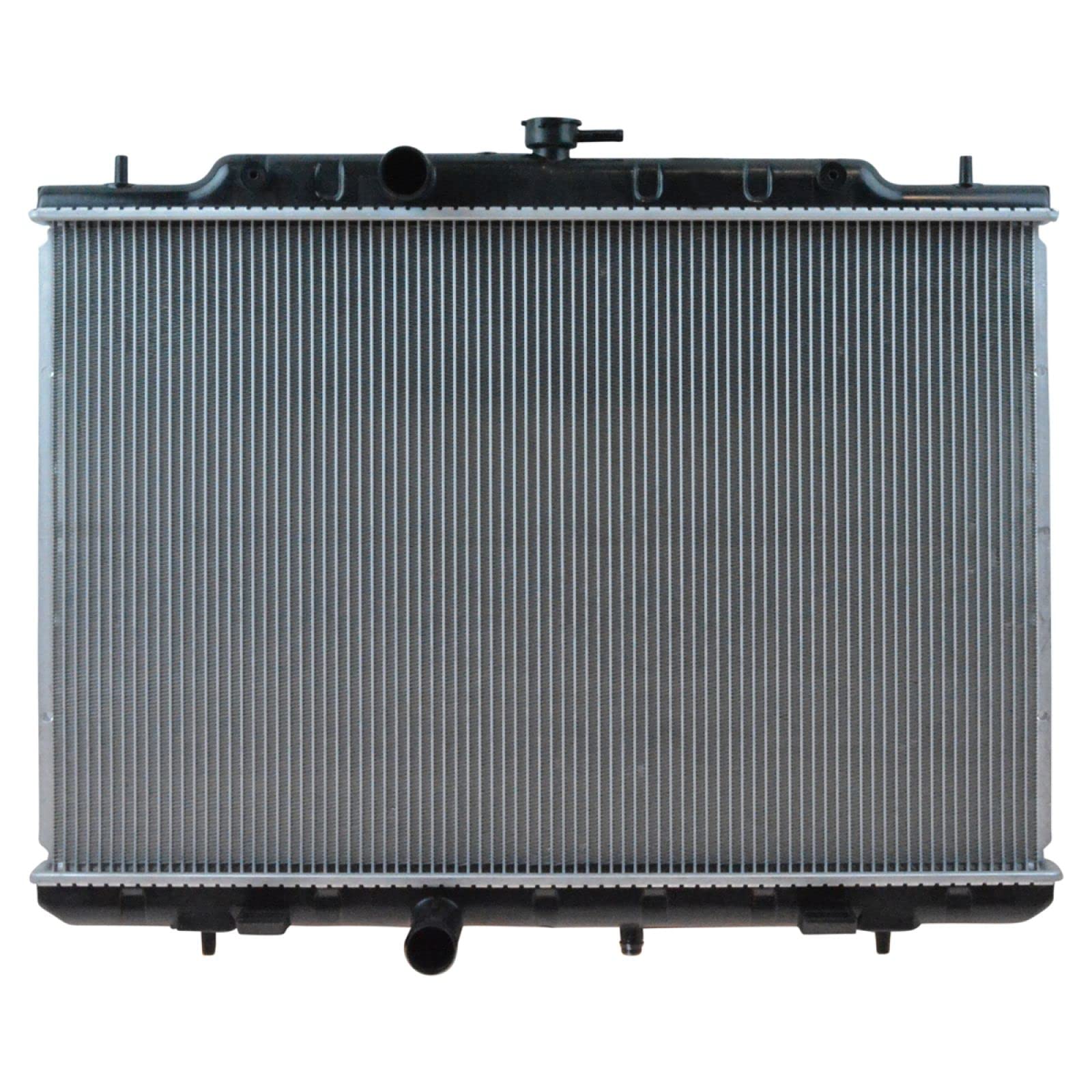 Trq Radiator Assembly Aluminum Core Compatible With 08-13 Nissan Rogue 14-15 Rogue Select Cu13047 Ni3010209