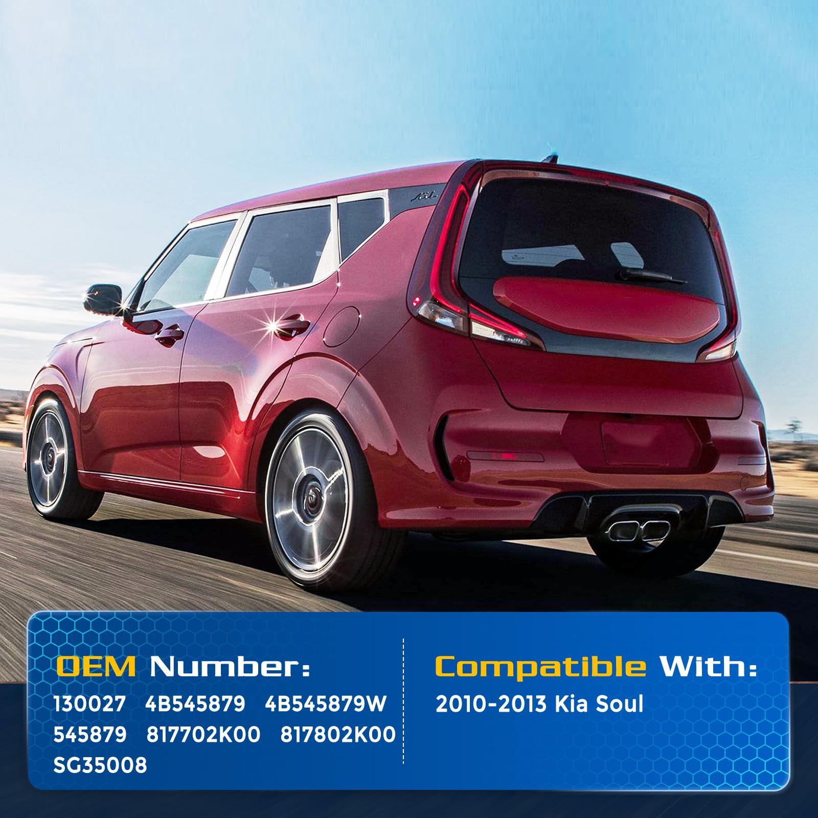 Arana Trunk Struts For Kia Soul 2010-2013, Rear Hatch Lift Support Tailgate Shocks Fits 2010-2013 Kia Soul 2U/4U/Base/Exclaim/Pl