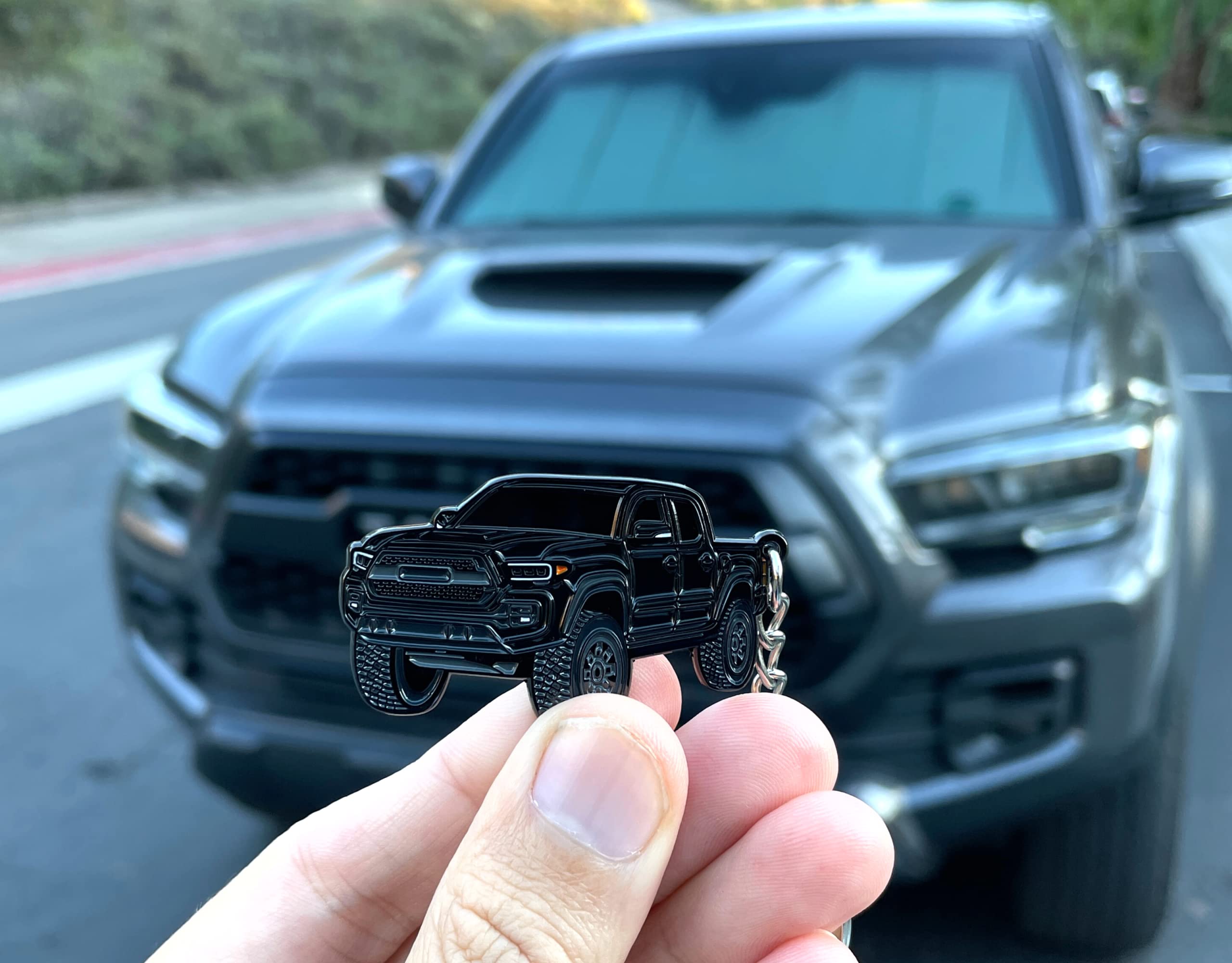 Four Wheel Beast Tacoma Keychain - Tacoma Accessories 2016-2022 Mods Cool Pro Sport Off Road Key Chain Fob Cover - 3Rd Gen Off R