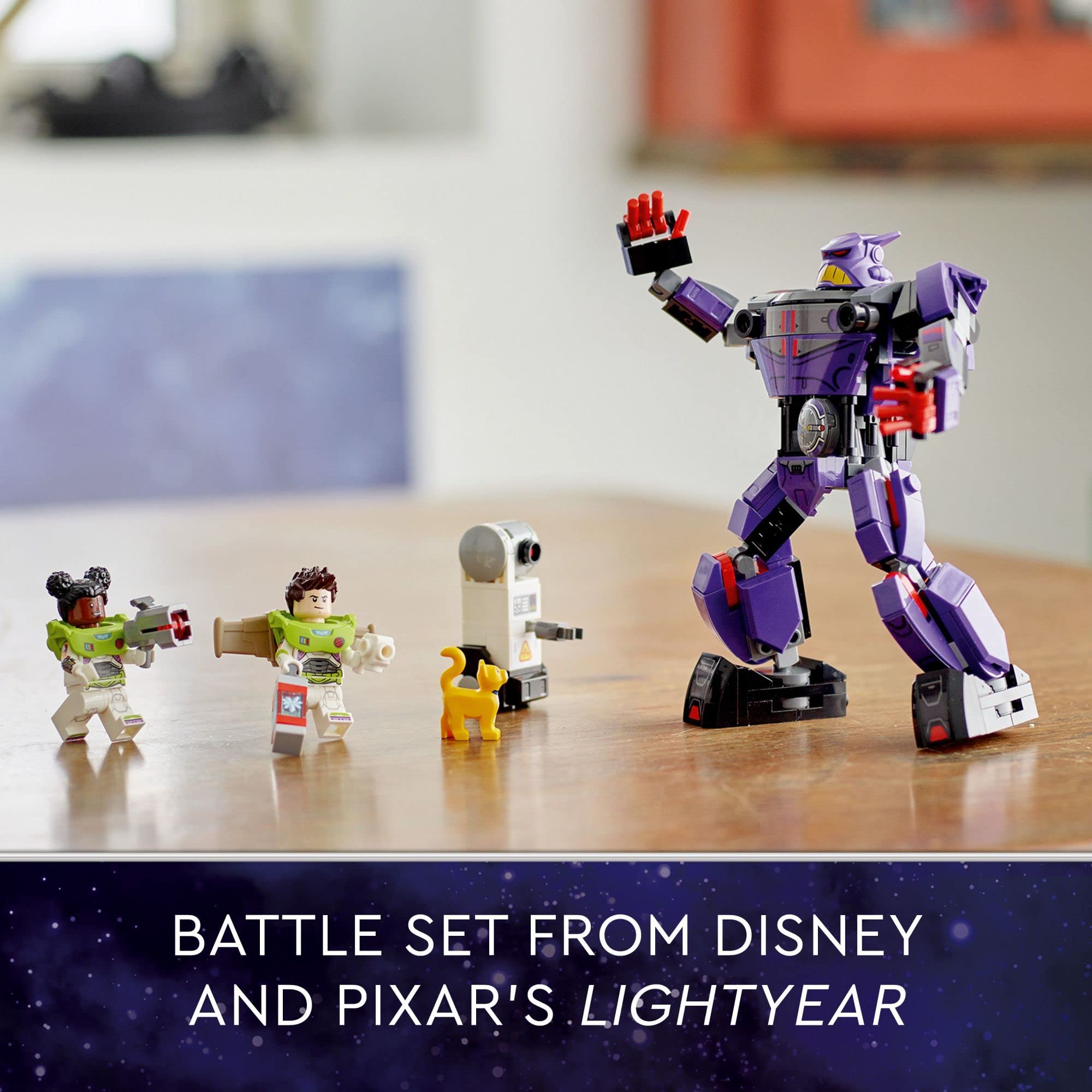 Lego Disney And Pixars Lightyear Zurg Battle 76831 - Buildable Robot Toy With Mech Action Figure, Buzz Minifigure With Laser And
