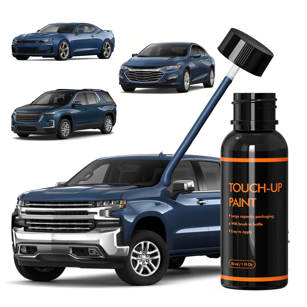 Xtryfun Ga0/Wa619D Northsky Blue Touch Up Paint For Chevy, Diy Car Paint Scratch Repair Kit, Automotive Paint, Quick & Easy Fix