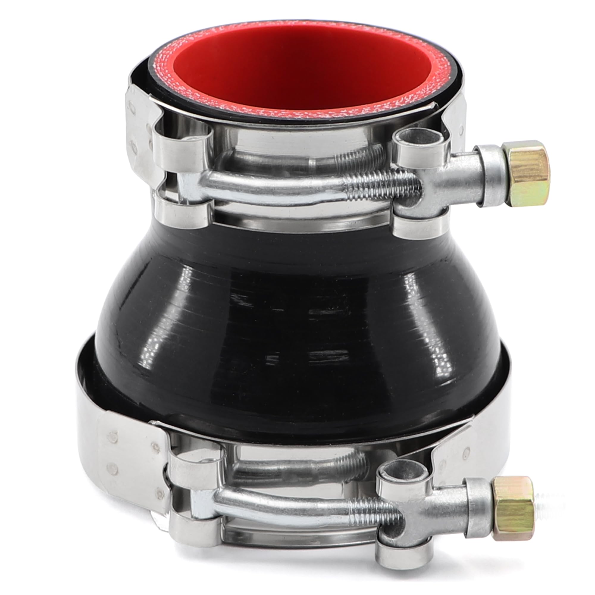 Taukealugs Straight Reducer Coupler Silicone Hose ID 2-inch to 3-inch 4-Ply with Stainless Steel T-Bolt Clamp for Turbo/Intercoo