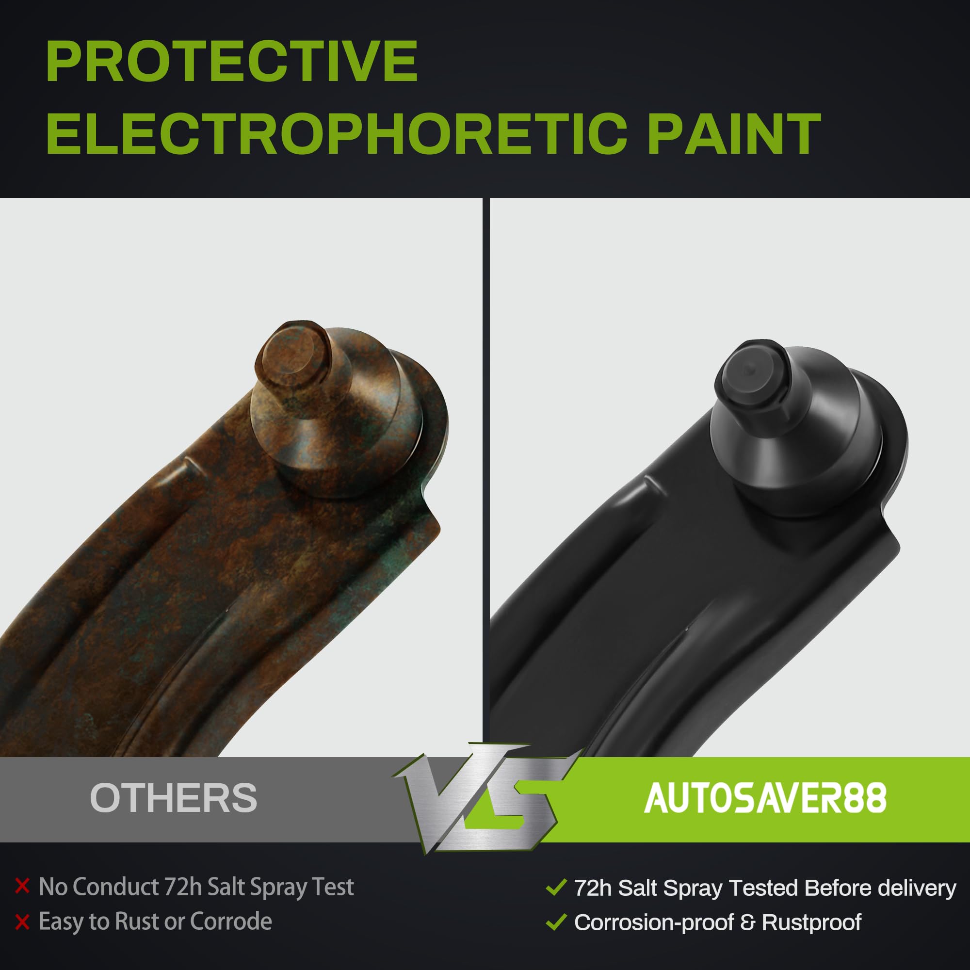 Autosaver88 Front Lower Control Arm Compatible With 2006-2018 Rav4, 2015-2019 Lexus Nx300H Nx200T Nx300 Suspension Kit,W/Ball Jo