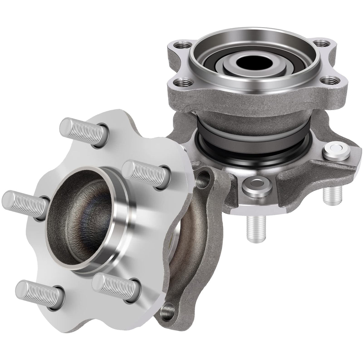 ECCPP 512292 x2 New Rear Wheel Bearing Hub Assembly for Nissan Altima, Maxima, Quest 02 03 04 05 06 07 08 09 4-Wheel ABS Models 