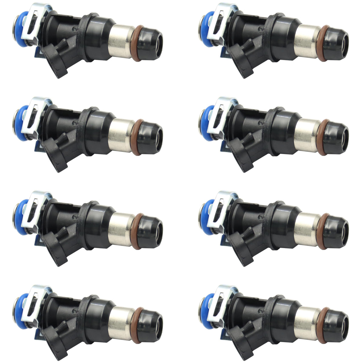Fuel Injector Set Of 8 17113698 17113553 Compatible With Chevrolet Silverado Suburban Taho Express 1500 2500 3500 Avalanche 1500