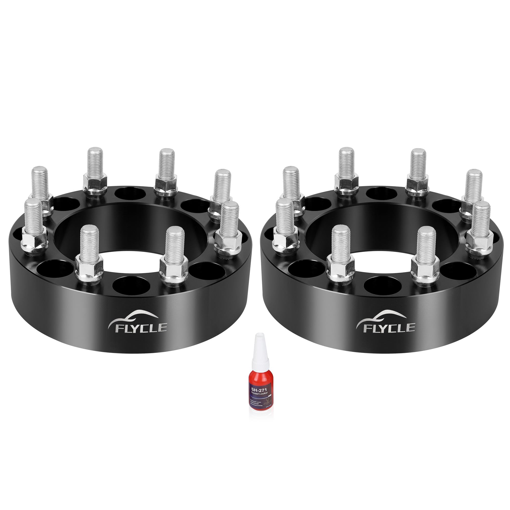 FLYCLE 8x180 2 inch Wheel spacers for 2011-2024 Silverado 2500HD 3500HD Sierra 2500 HD 3500HD, 2 inch 8x180mm Wheel Spacer with 