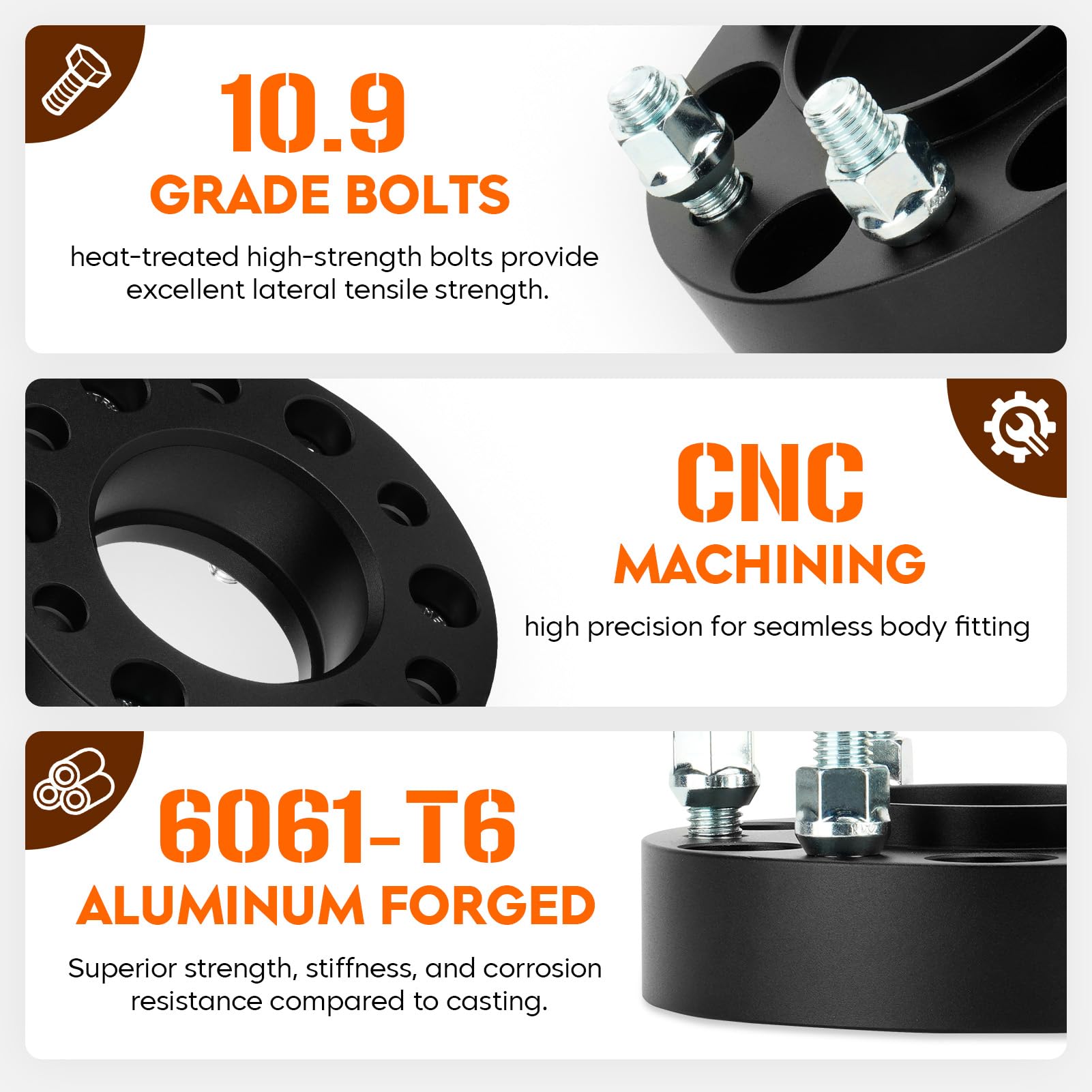 Aeagle 4X156 Wheel Adapters 1' For 2013+ Polaris Ranger Rzr, Forged 4 Lug Wheel Spacers With 12X1.5 Studs 131Mm Bore 4Pcs