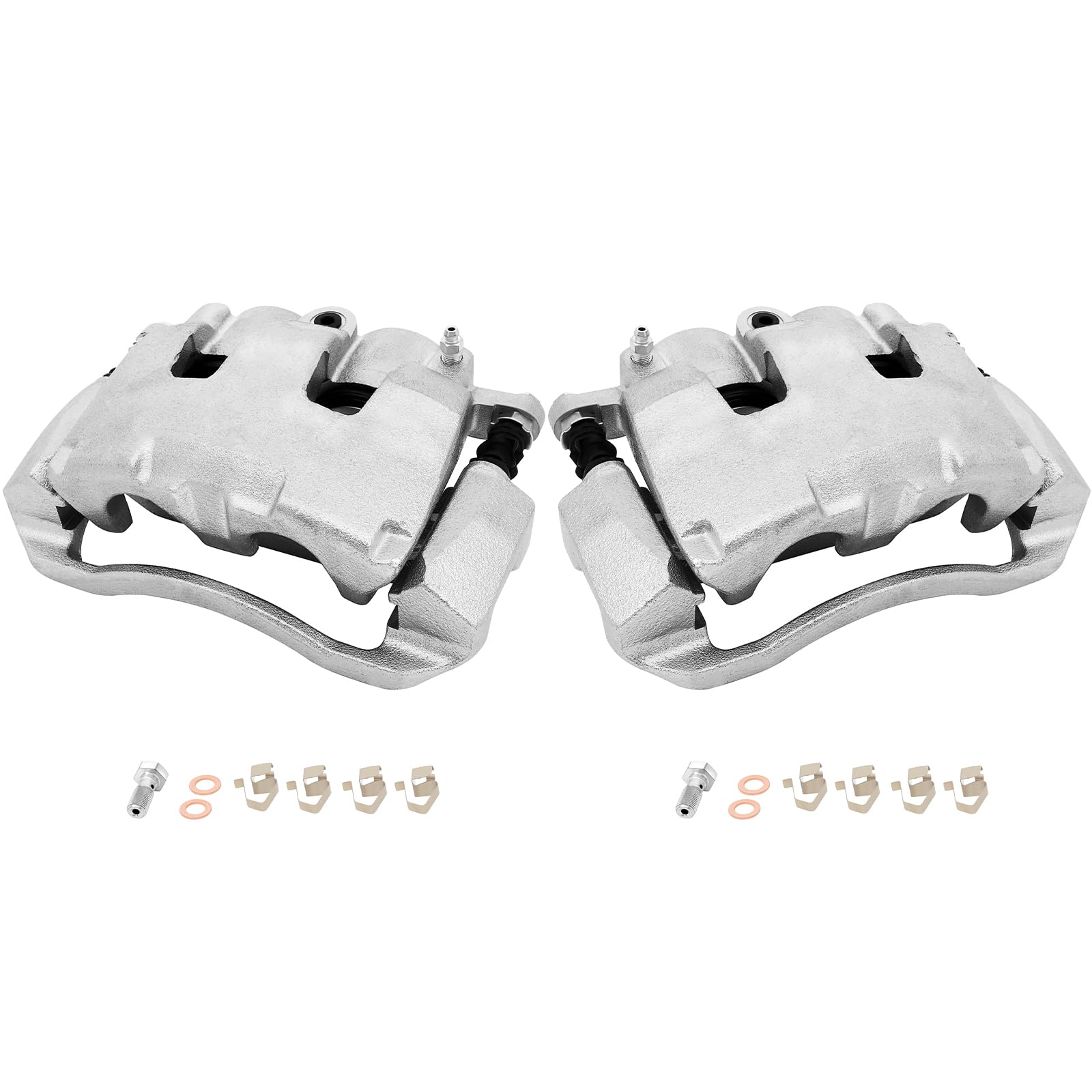 Scitoo Front Brake Calipers With Bracket 18B5055 18B5054 Fit For Chrysler Aspen 07-09 For Dodge Dakota 09-10 For Dodge For Duran