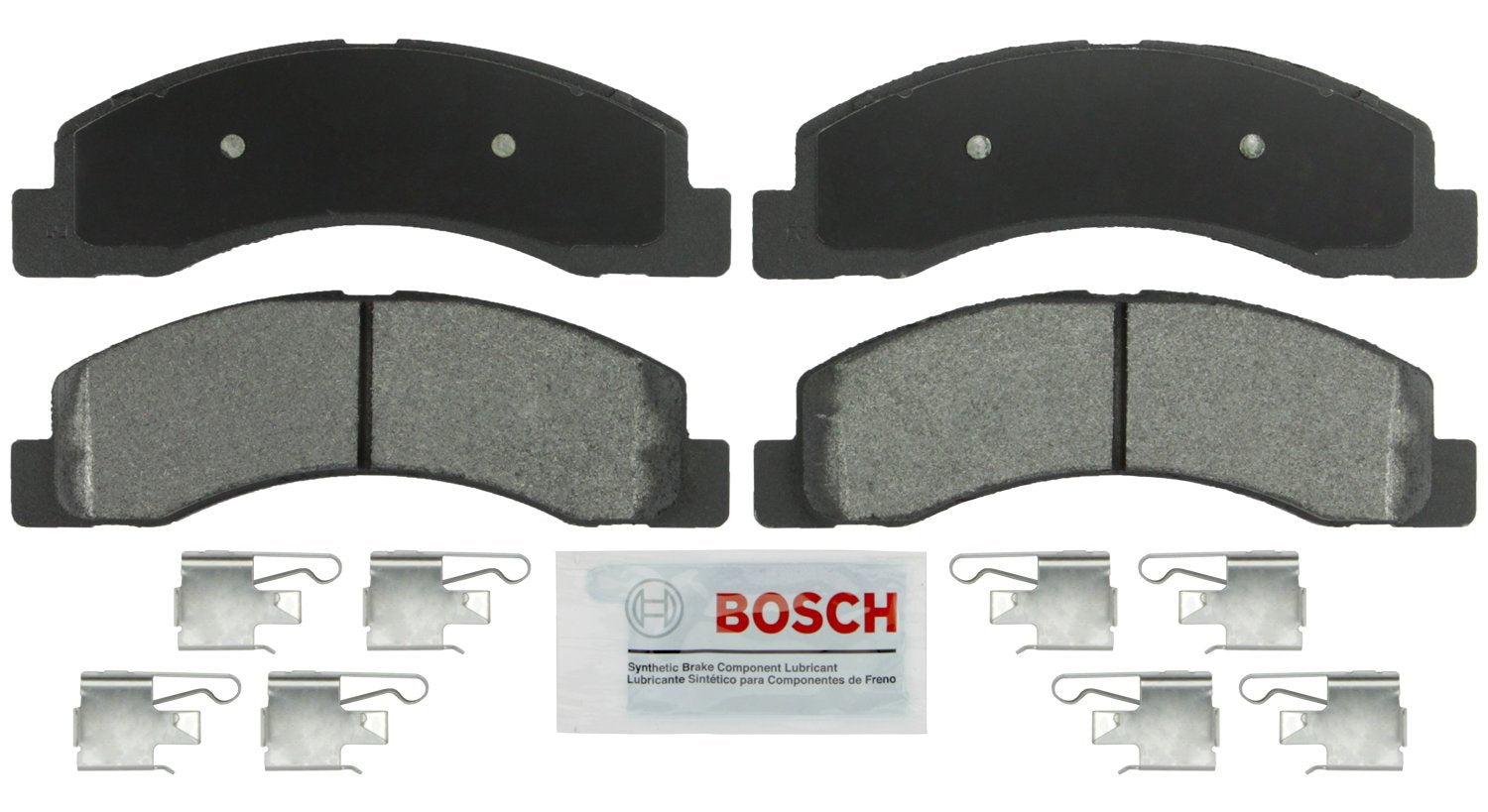 BOSCH BSD756 Severe Duty Disc Brake Pad Set - Compatible With Select Ford F-250 Super Duty, F-350 Super Duty; FRONT