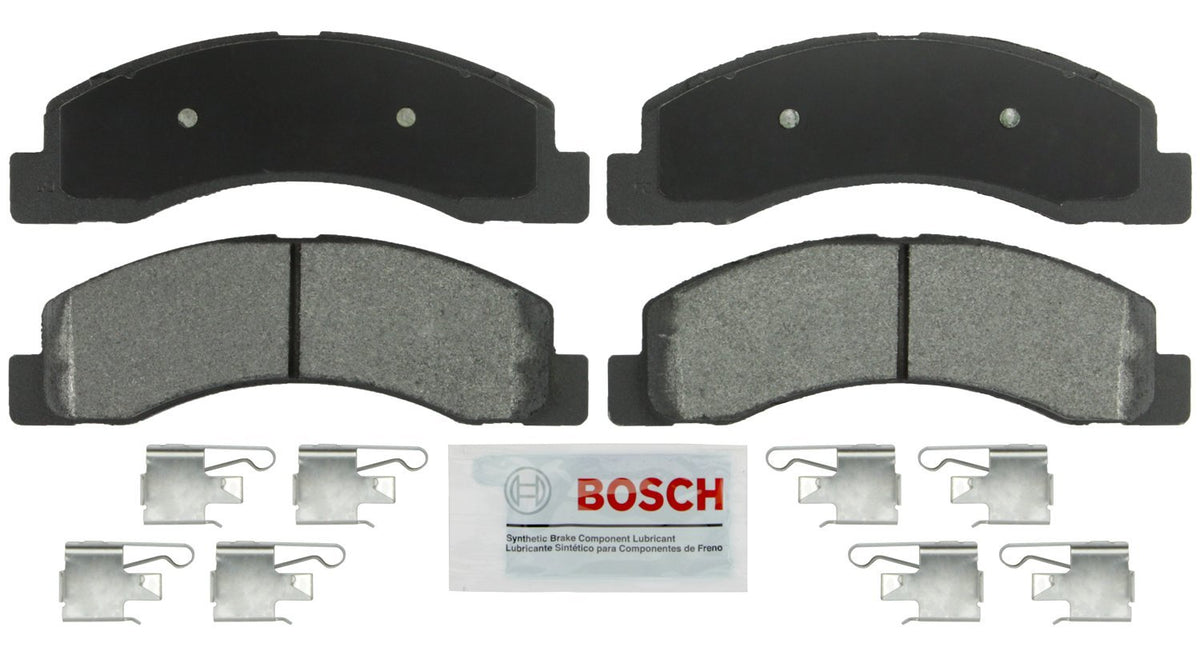 BOSCH BSD756 Severe Duty Disc Brake Pad Set - Compatible With Select Ford F-250 Super Duty, F-350 Super Duty; FRONT