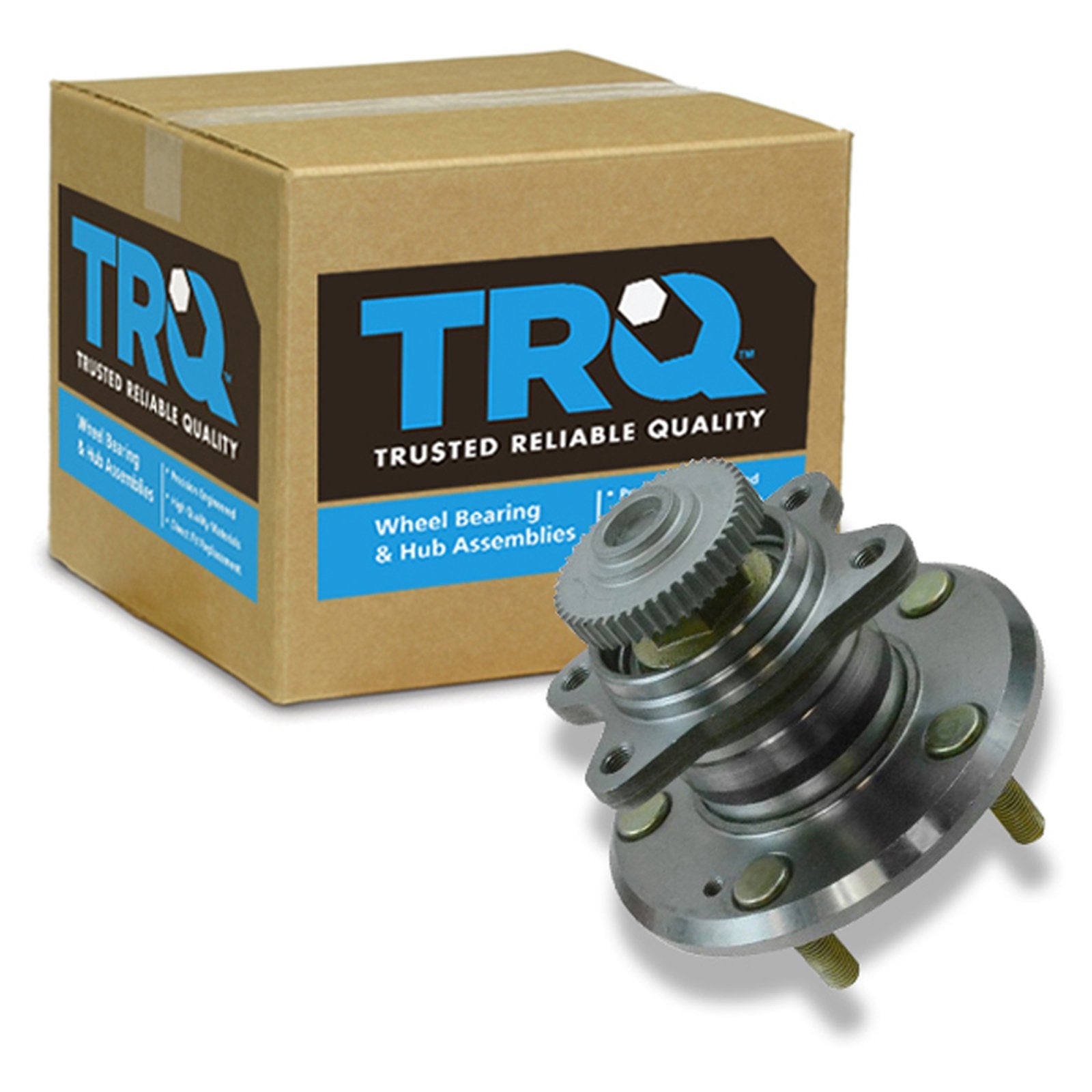 Trq Rear Left Right Wheel Hub Bearing Assembly Driver Passenger Side Compatible With 2006-2009 Hyundai Sonata 2006-2010 Kia Opti
