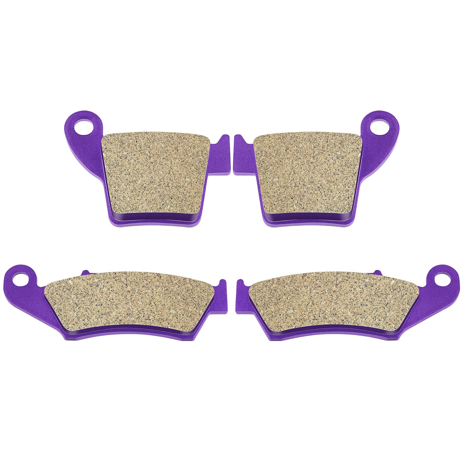 Scitoo Carbon Fiber Brake Pads Fit For 2002-2012 For Honda Cr125R, For Honda Cr250R, For Honda Crf250R, For Honda Crf250X, For Honda Crf450R, For Honda Crf450X Front And Rear