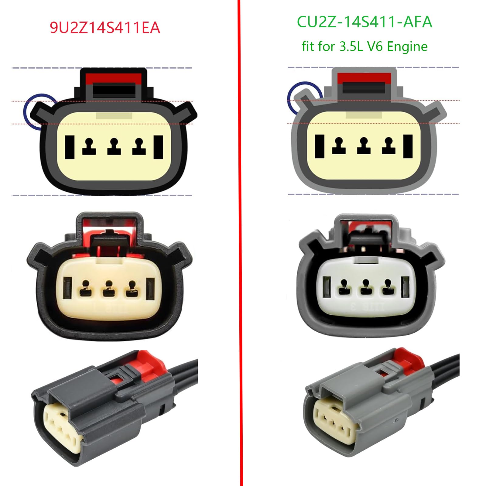 Mamiko Ignition Coil Connector Pigtail Harness Cu2Z-14S411-Afa For Ford Expedition F150 Explorer Flex Lobo Taurus Transit-150 Tr