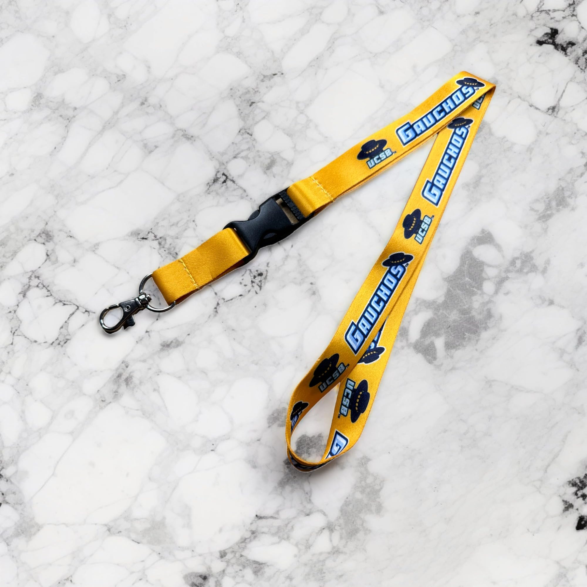 Desert Cactus University Of California Santa Barbara Lanyard Ucsb Gauchos Car Keys Id Badge Holder Keychain Detachable Breakaway