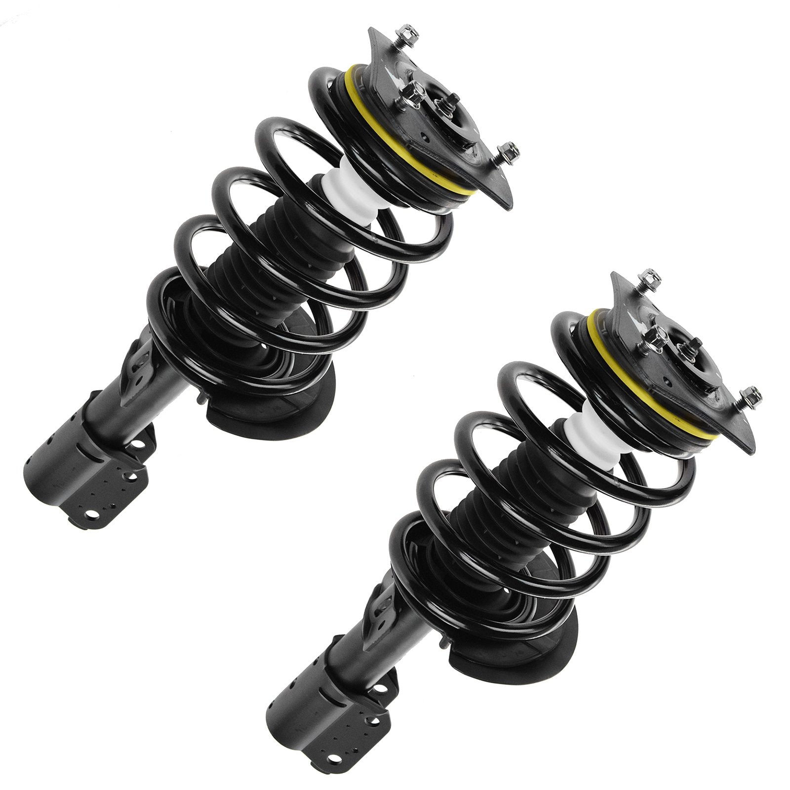 Trq Front Strut & Coil Spring Assembly Set Driver & Passenger Sides Compatible With 05-07 Buick Terraza 05-08 Chevrolet Uplander