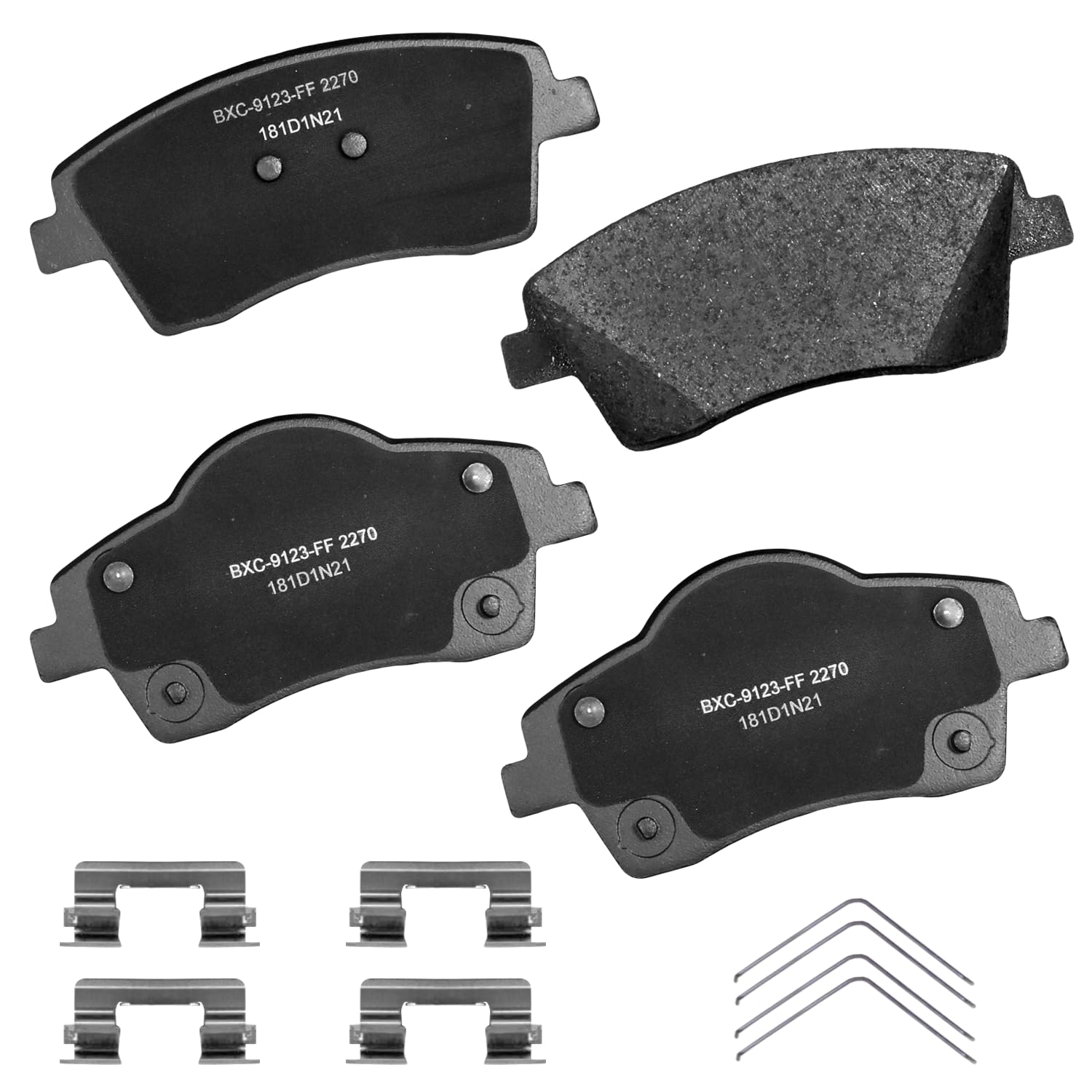 Bendix Sbc2270: Premium Disc Brake Pad Set, 19-22 Volvo Xc40