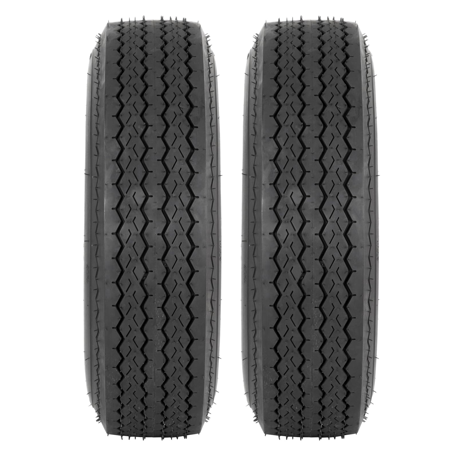 Set Of 2 Hykolity Highway Boat Utility Trailer Tire 5.70-8 5.7-8, Load Range C, Lrc 6Pr