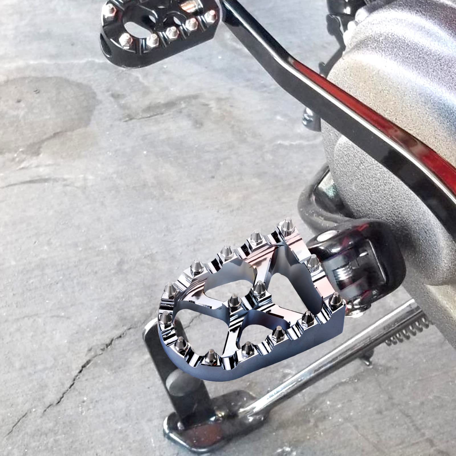 Goldfire M8 Softail Lowrider Foot Pegs MX Style Foot Pegs For H-D Softail Slim FLSL 107/Lower Rider FXLR 107/Street Bob FXBB 107