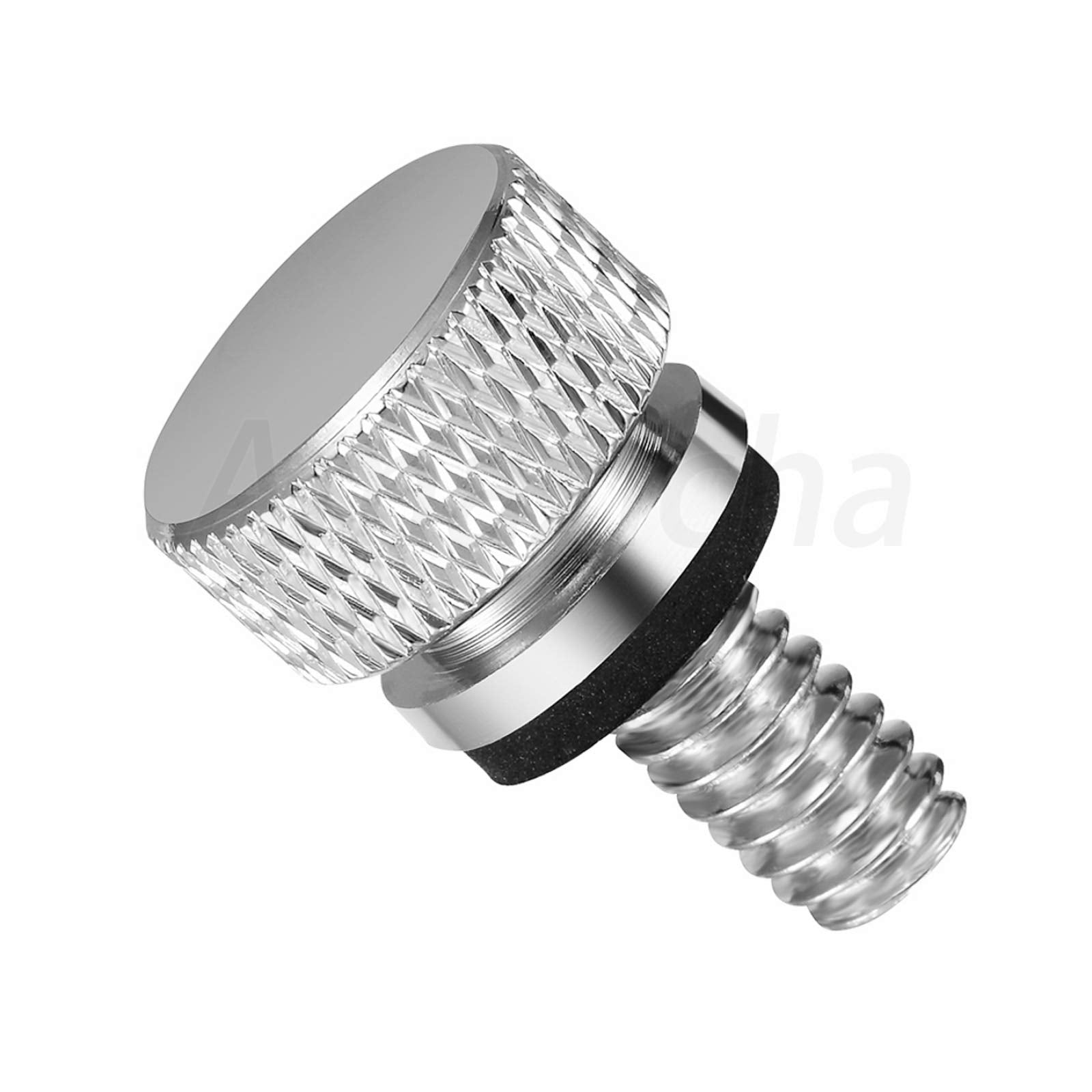 Amazicha Chrome Aluminium Seat Bolt Screw Nut Mount Kit Compatible For Harley Davidson Sportster Softail Touring Dyna 1996-2024