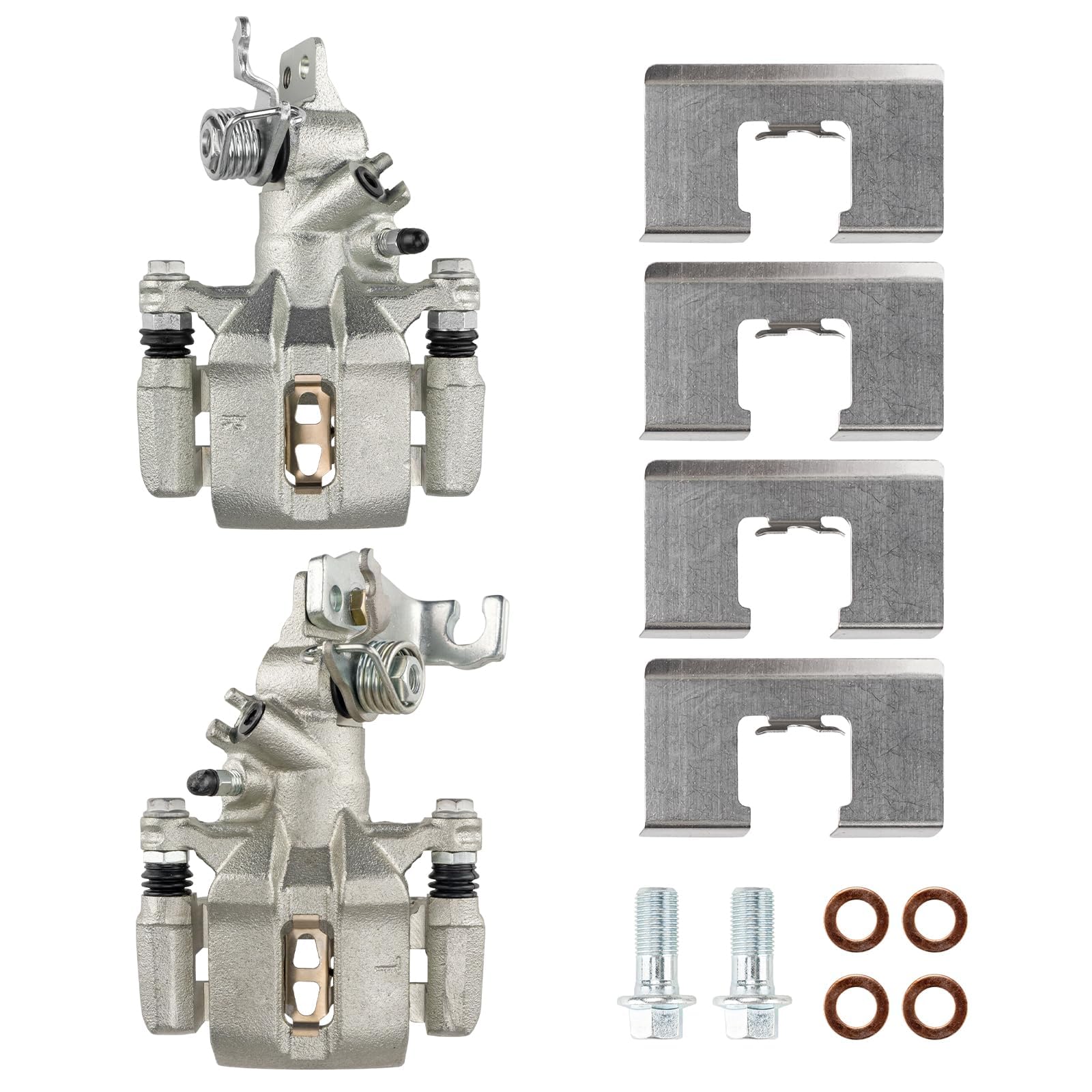 Kax Disc Brake Caliper Assembly Set Fit For 1998-2007 Honda Accord, 2004-2008 Acura Tsx, Rear Left And Right, Driver And Passeng