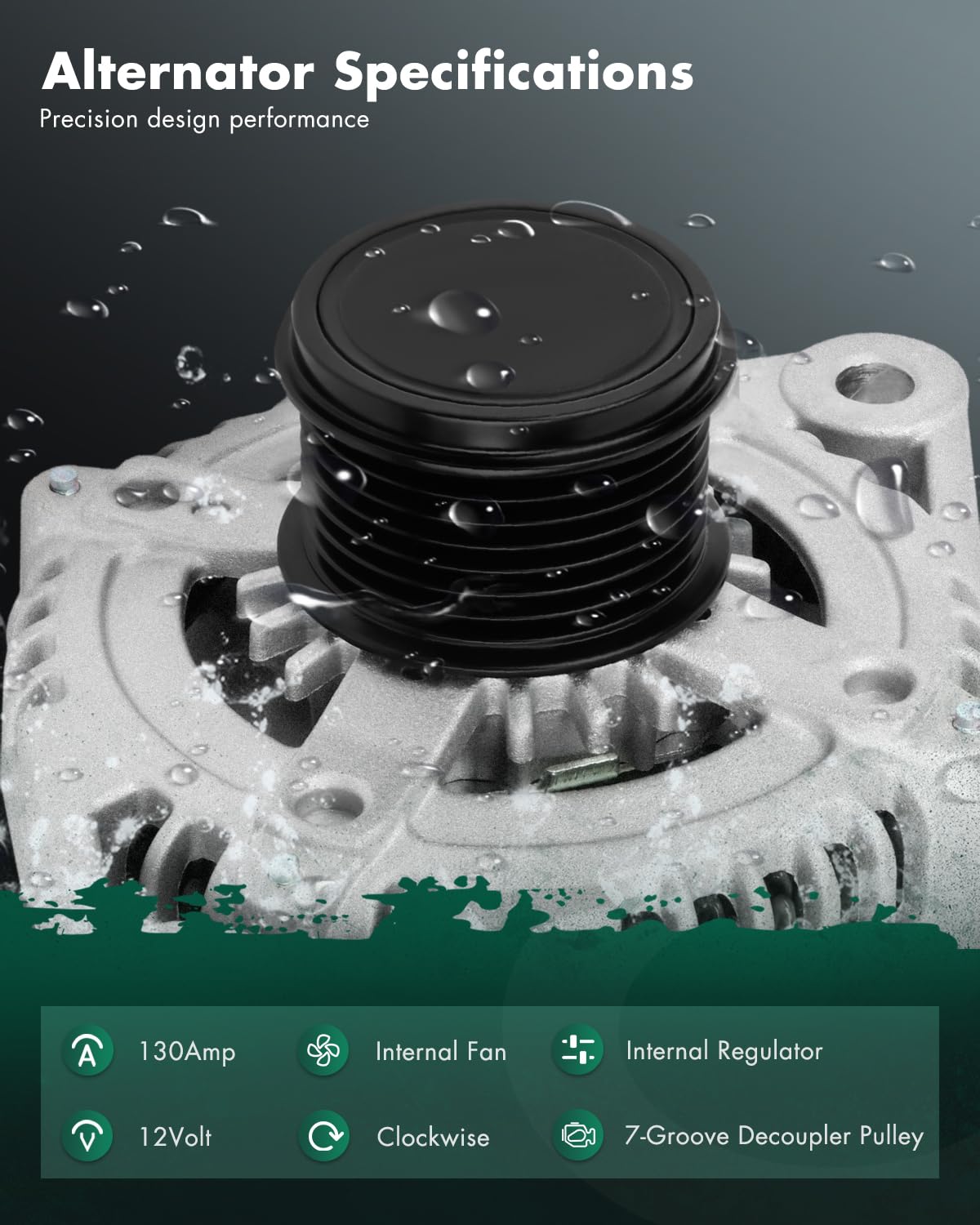 SCITOO Alternator Fits for Venza V6 3.5L 09-15, for Lexus ES350 3.5L 07-18 RX350 3.5L 07-09, for Highlander 3.5L 08-13 for Avalo