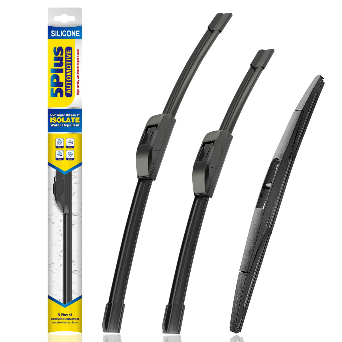 5 Plus Silicone Windshield Wipers Replacement For 2017-2022 Honda Cr-V Crv Wiper Blades(Set Of 3),Automotive Replacement Windshi