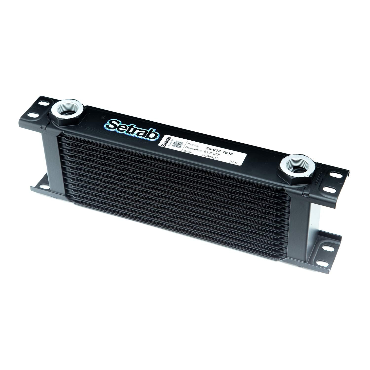 Setrab 6 Series Proline Engine Oil Cooler, 13 Row With M22 Ports